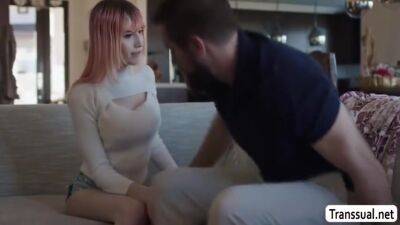 Mimi Oh - Bearded Stepdad Rimjob And Analed Busty Pink Haired Shemale - Mimi Oh - shemalez.com