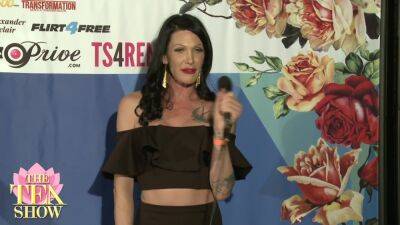 Tgirl Kacy On 2017 Transgender Erotica Awards Red Carpet - Sex Movies Featuring Kacy Tgirl - txxx.com