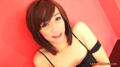 Shy Ladyboy Yo Gets Naked And Shows Her All - shemalez.com