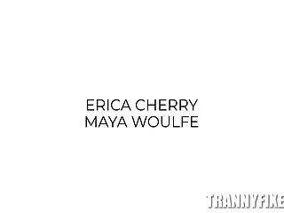 i lycra what i see erica cherry maya woulfe - ashemaletube.com