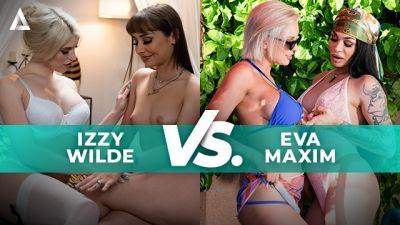 Izzy Wilde - Kenzie Taylor - Eva Maxim - Tommy King - TRANSFIXED - TRANS BABE BATTLE! Izzy Wilde VS Eva Maxim - pornhub.com